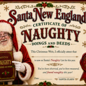 Naughty Certificate